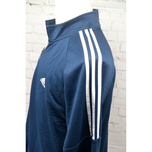 ADIDAS Golf Men's French Terry‎ Full Zip Golf Jacket SIZE LARGE Crew Navy NWT - Picture 3 of 5
